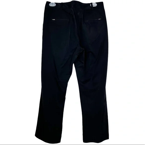 Jil Sander $795 Pleat Cuff Black All Season Casual Dress Pant Trousers Womens 36 - Picture 3 of 13